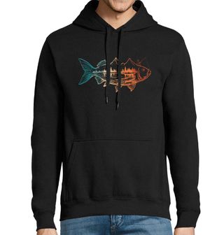 Obrázek 1 produktu Pánská mikina Rybářský Svět uvnitř Ryby