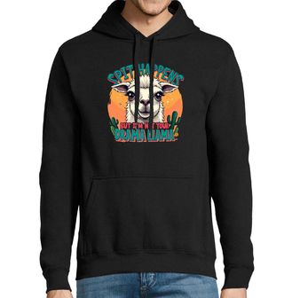 Obrázek 1 produktu Pánská mikina Nejsem tvoje Drama Lama