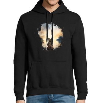 Obrázek 1 produktu Pánská mikina Francouzský buldoček u Jezera