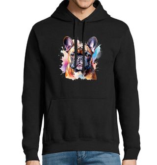 Obrázek 1 produktu Pánská mikina Hnědý Francouzský buldoček