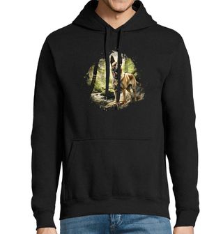 Obrázek 1 produktu Pánská mikina Belgický ovčák u Potoka