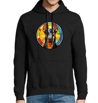 Obrázek 1 produktu Pánská mikina Dobrman ve Vitráži Stained Glass