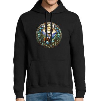 Obrázek 1 produktu Pánská mikina Jelení vitráž Stained Glass