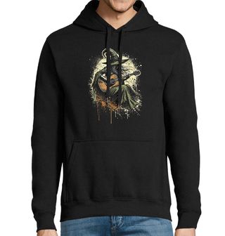 Obrázek 1 produktu Pánská mikina Čarodějnice s Kytarou