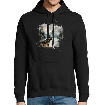 Obrázek 1 produktu Pánská mikina Německý ovčák u Jezera