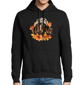 Obrázek 1 produktu Pánská mikina Podzimní Jezevčík v Listí