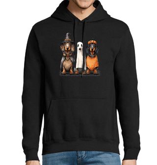 Obrázek 1 produktu Pánská mikina Jezevčíci v přestrojení na Halloween