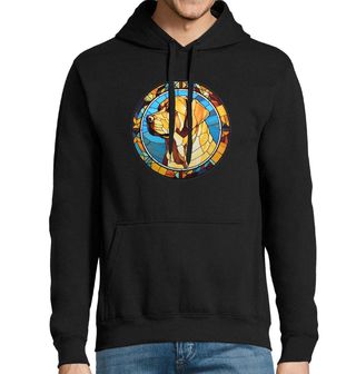 Obrázek 1 produktu Pánská mikina Labradorský retrívr ve Vitráži Stained Glass
