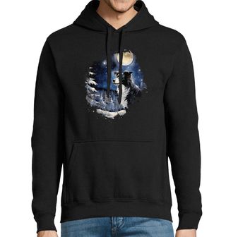 Obrázek 1 produktu Pánská mikina Border kolie v Zasněženém Lese