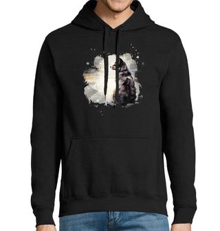 Obrázek 1 produktu Pánská mikina Australský ovčák u Jezera