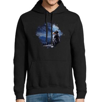 Obrázek 1 produktu Pánská mikina Miniaturní australský ovčák pod Hvězdami