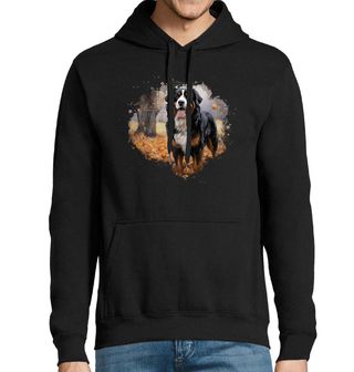 Obrázek 1 produktu Pánská mikina Podzimní Bernský salašnický pes v Lese