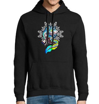 Obrázek 1 produktu Pánská mikina Aztécký Válečník Axolotl