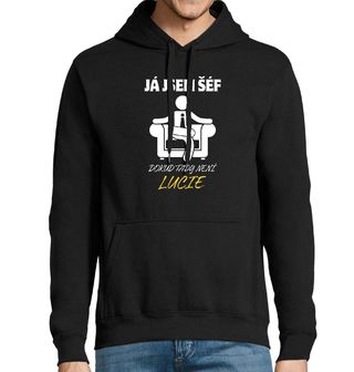 Obrázek 1 produktu Pánská mikina Já jsem šéf, dokud tady není Lucie