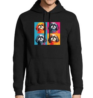 Obrázek 1 produktu Pánská mikina Pop-art Shih-tzu