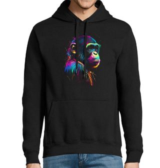 Obrázek 1 produktu Pánská mikina Neonový Šimpanz