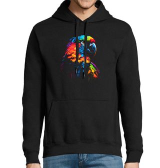 Obrázek 1 produktu Pánská mikina Duhový Papoušek Ara