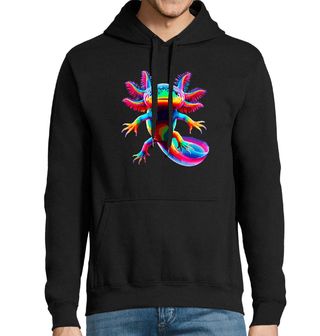 Obrázek 1 produktu Pánská mikina Barevný Podvodní Axolotl