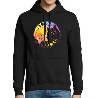 Obrázek 1 produktu Pánská mikina Jin a Jang Měsíční Kočky Yin Yang Cats