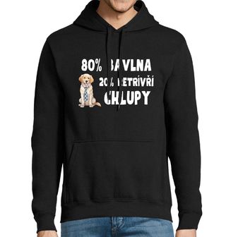 Obrázek 1 produktu Pánská mikina 80 % Bavlna, 20 % Retrívří Chlupy