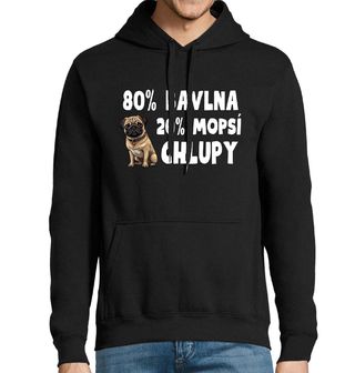 Obrázek 1 produktu Pánská mikina 80 % Bavlna, 20 % Mopsí Chlupy