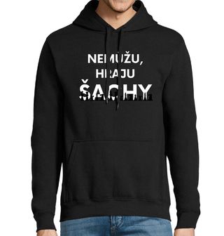 Obrázek 1 produktu Pánská mikina Nemůžu, hraju šachy