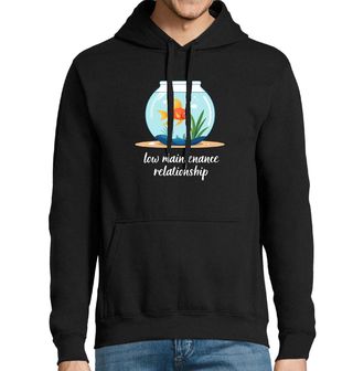 Obrázek 1 produktu Pánská mikina Zlatá Ryba v Akvárku Low Maintenance Relationship