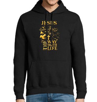 Obrázek 1 produktu Pánská mikina Jěžíš Kristus Cesta Pravda Život