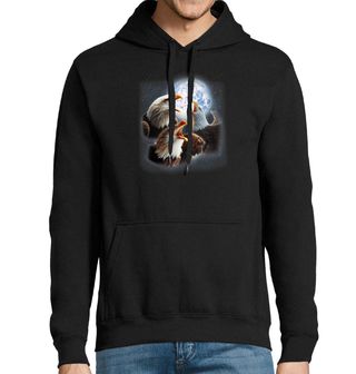 Obrázek 1 produktu Pánská mikina Orli vyjící na Měsíc