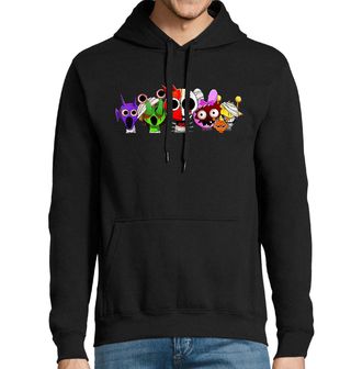 Obrázek 1 produktu Pánská mikina Hororové Sprunki Postavičky