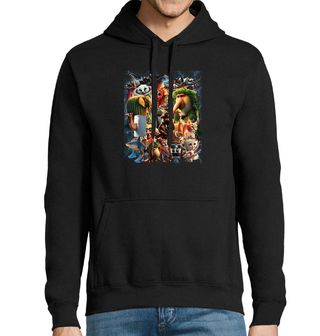 Obrázek 1 produktu Pánská mikina Přehlídka Brainrot Postaviček