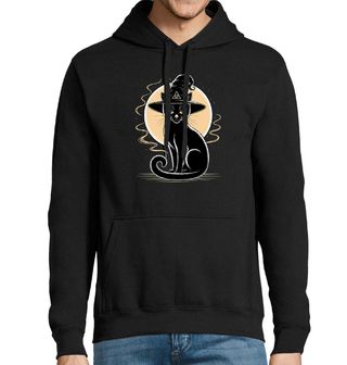 Obrázek 1 produktu Pánská mikina Keltská Kočka pod Měsícem