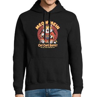 Obrázek 1 produktu Pánská mikina Ramen Kočka v Kimonu Meow Mein