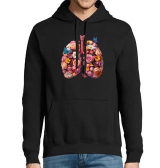 Obrázek 1 produktu Pánská mikina Květinové Plíce Nekuřáka