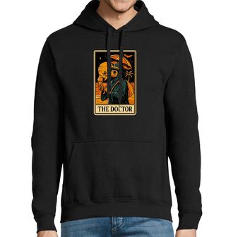 Obrázek 1 produktu Pánská mikina Morový Doktor na Pláži Tarotová Karta Smrti