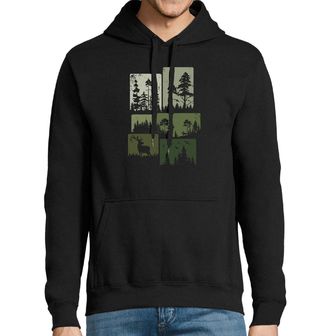 Obrázek 1 produktu Pánská mikina Jelen v Lesní Divočině