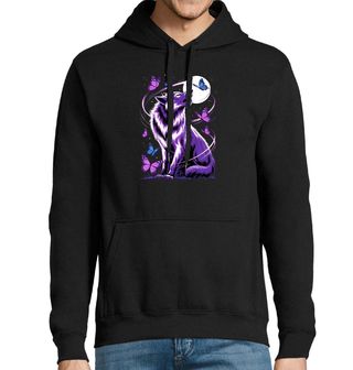 Obrázek 1 produktu Pánská mikina Fialový Vlk a Tanec Motýlů