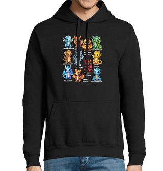 Obrázek 1 produktu Pánská mikina Dračí Mláďata Živlů