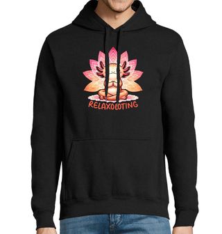 Obrázek 1 produktu Pánská mikina Meditující Axolotl Relaxoloting