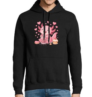 Obrázek 1 produktu Pánská mikina Axolotl mexický s Bubble Tea