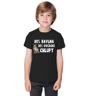 Obrázek 1 produktu Dětské tričko 80 % Bavlna, 20 % Ovčácké Chlupy