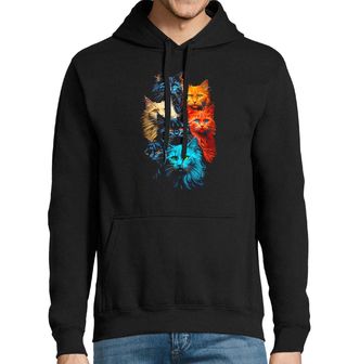 Obrázek 1 produktu Pánská mikina Barevné Kočky Maine Coon