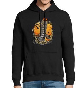 Obrázek 1 produktu Pánská mikina Šikmá Věž a Oko Saurona