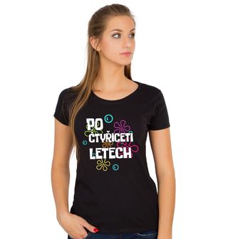 Obrázek 1 produktu Dámské tričko Po čtyřiceti letech Bublinkový přechod