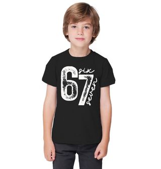 Obrázek 1 produktu Dětské tričko Vintage 67 Six Seven Meme