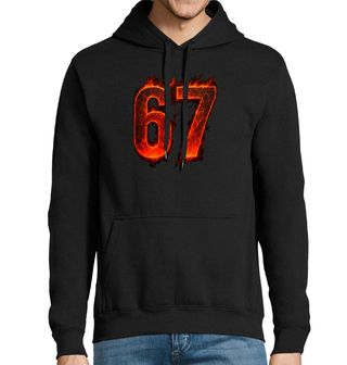 Obrázek 1 produktu Pánská mikina Lávové 67 Six Seven