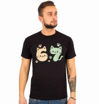 Obrázek 1 produktu Pánské tričko Kočičí Meme 67 Six Seven