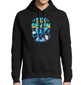 Obrázek 1 produktu Pánská mikina Elektrická Čísla 67 Six Seven