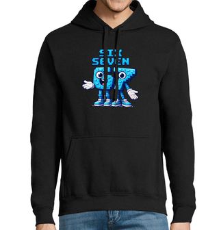 Obrázek 1 produktu Pánská mikina Usměvavá Šest Sedm 67 Six Seven