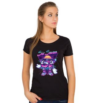 Obrázek 1 produktu Dámské tričko Retro Meme 67 Six Seven 80s